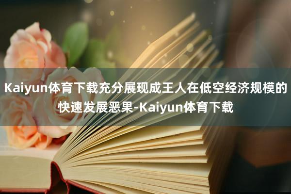 Kaiyun体育下载充分展现成王人在低空经济规模的快速发展恶果-Kaiyun体育下载